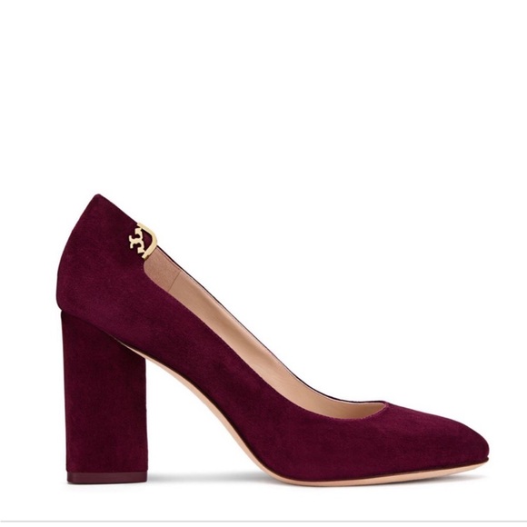 Tory Bruch New in box Elizabeth 85MM Round toe Pumps Suede - Picture 5 of 5